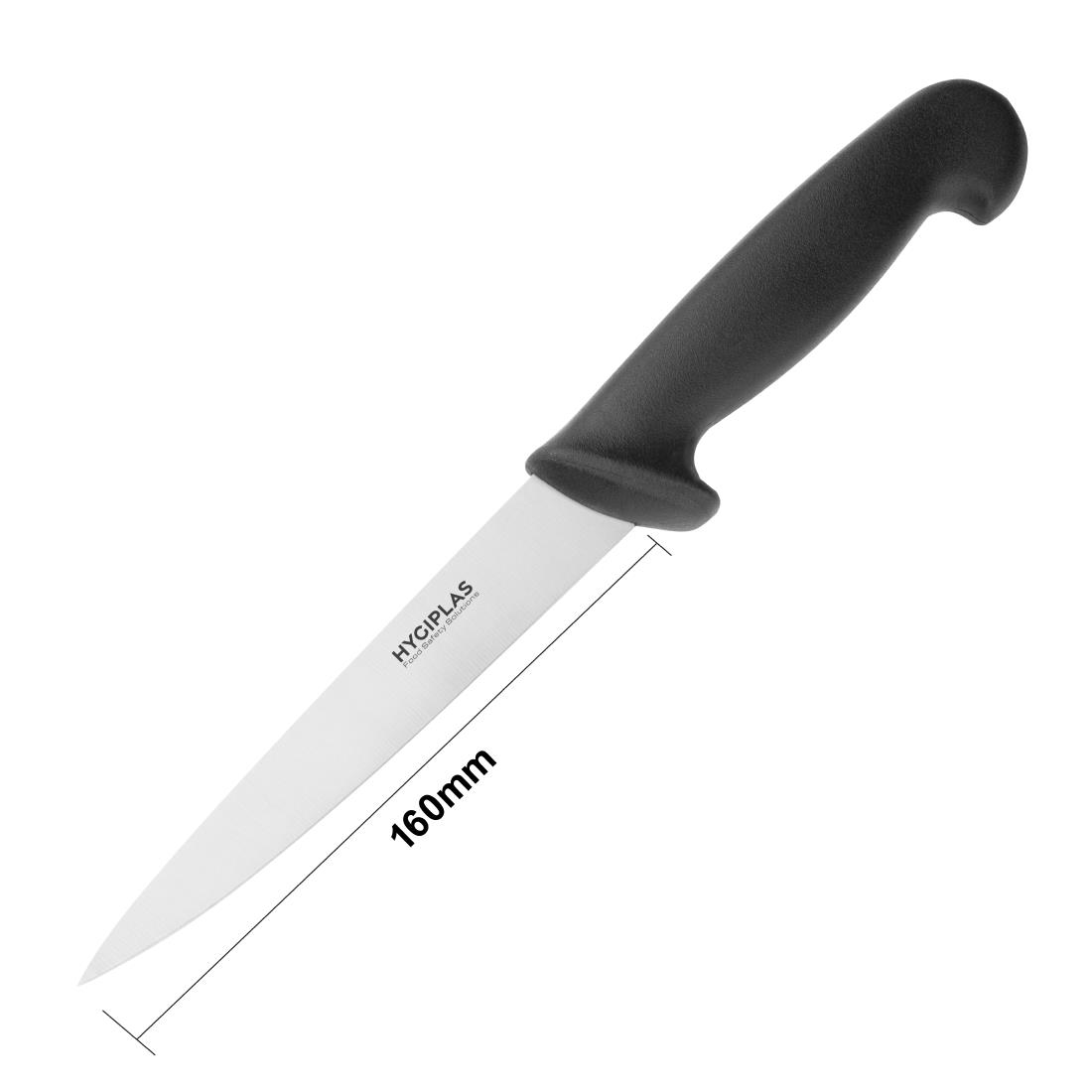 "Hygiplas Fillet Knife Black - 6""" - Image 5