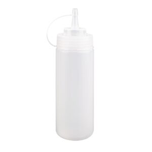 Nisbets Essentials Squeeze Bottle Clear - 12oz (Pack 6)