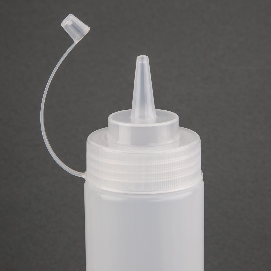 Nisbets Essentials Squeeze Bottle Clear - 12oz (Pack 6) - Image 4