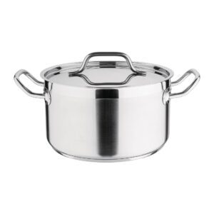 Nisbets Essentials Stew Pan St/St Including Lid - 240x135mm