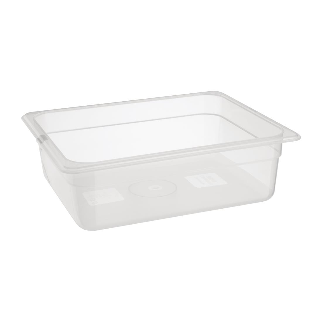 Nisbets Essentials Polypropylene Container - GN 1/2 100mm 5.9Ltr