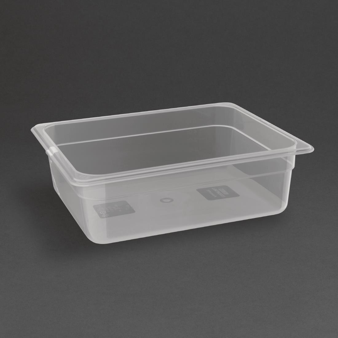 Nisbets Essentials Polypropylene Container - GN 1/2 100mm 5.9Ltr - Image 2