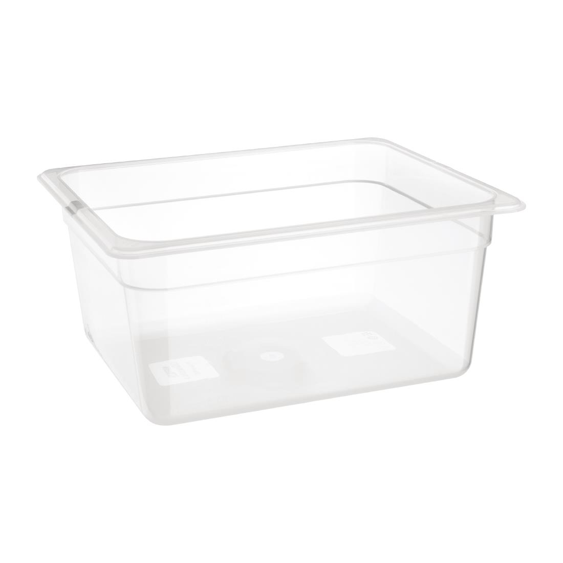 Nisbets Essentials Polypropylene GN Container - 1/2 150mm 8.9Ltr