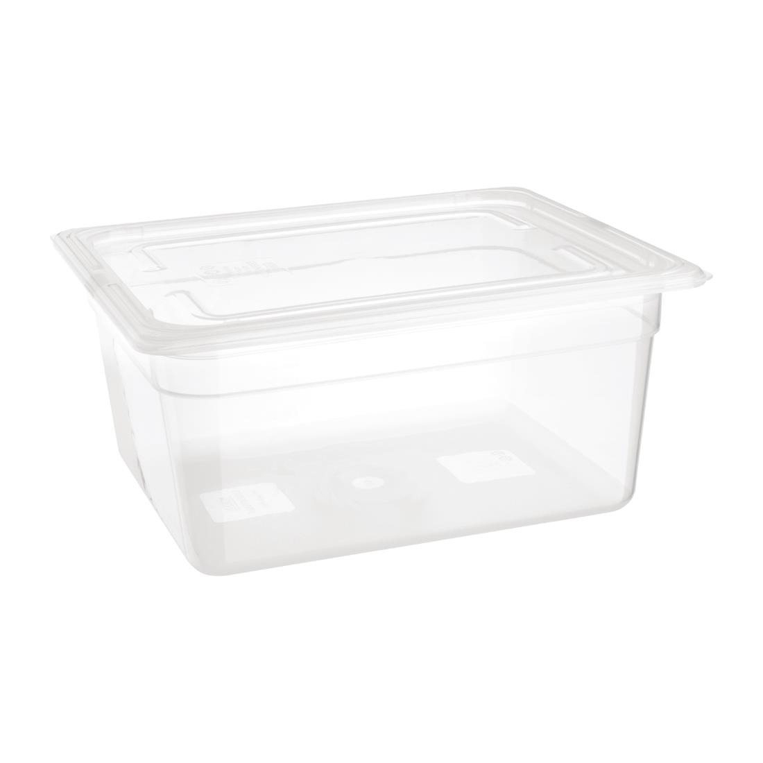 Nisbets Essentials Polypropylene GN Container - 1/2 150mm 8.9Ltr - Image 3