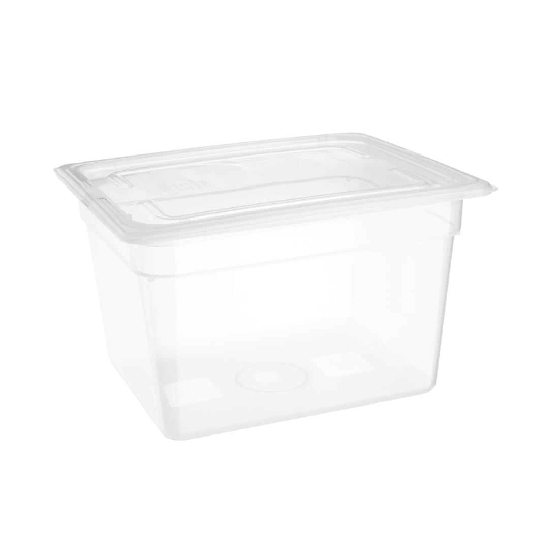 Nisbets Essentials Polypropylene GN Container - 1/2 200mm 11.7Ltr - Image 3