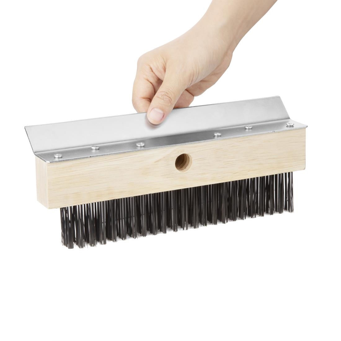 Vogue Pizza Oven Brush Head - 254mm 10" - Image 2