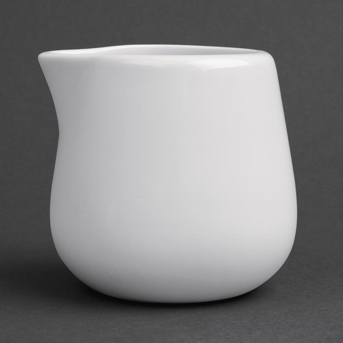 Olympia Whiteware Cream/Milk Jug - 230ml 8fl oz (Box 12) - Image 5