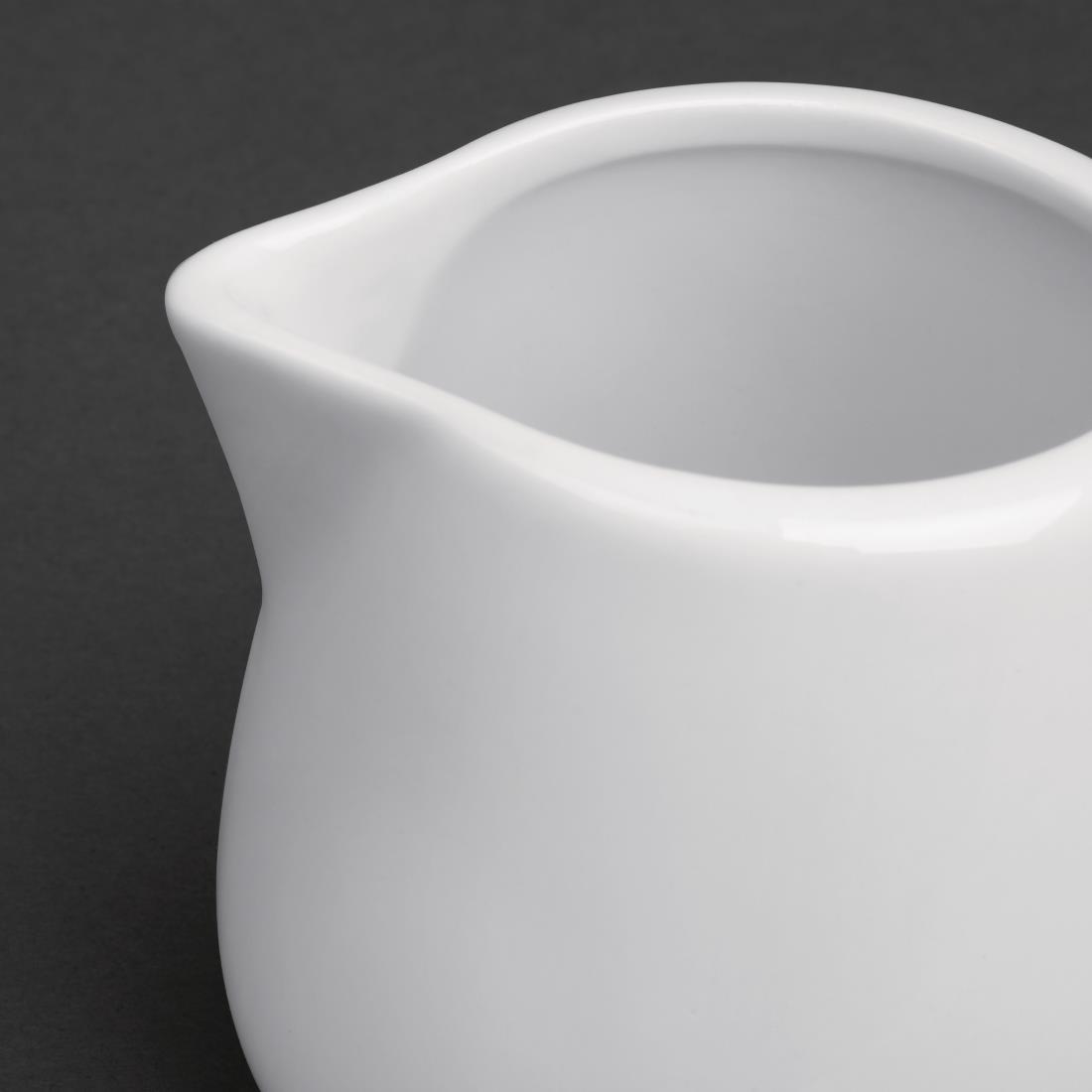 Olympia Whiteware Cream/Milk Jug - 230ml 8fl oz (Box 12) - Image 6