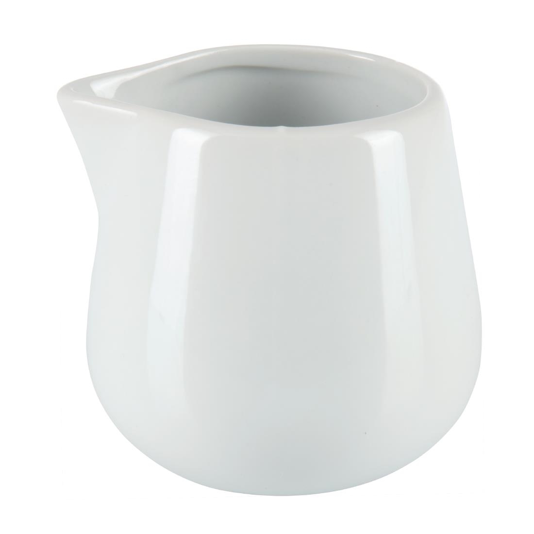 Olympia Whiteware Cream/Milk Jug - 230ml 8fl oz (Box 12) - Image 8