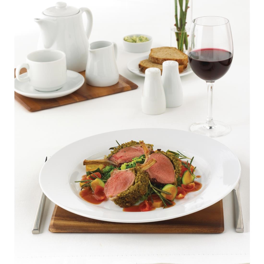 Olympia Whiteware Pepper Shaker - 90mm (Box 12) - Image 4