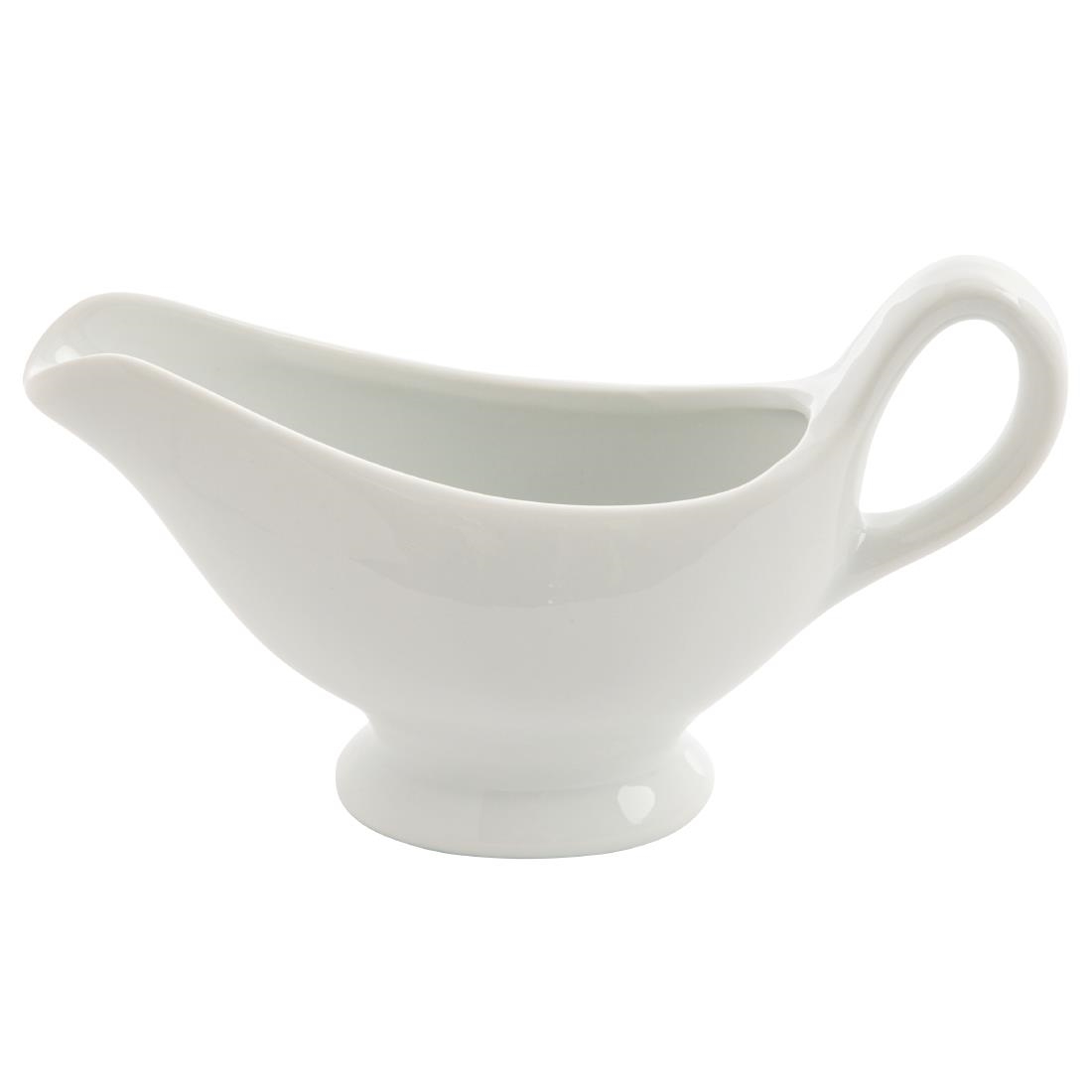 Olympia Whiteware Gravy Boat - 180ml 6 1/10fl oz (Box 6) - Image 10