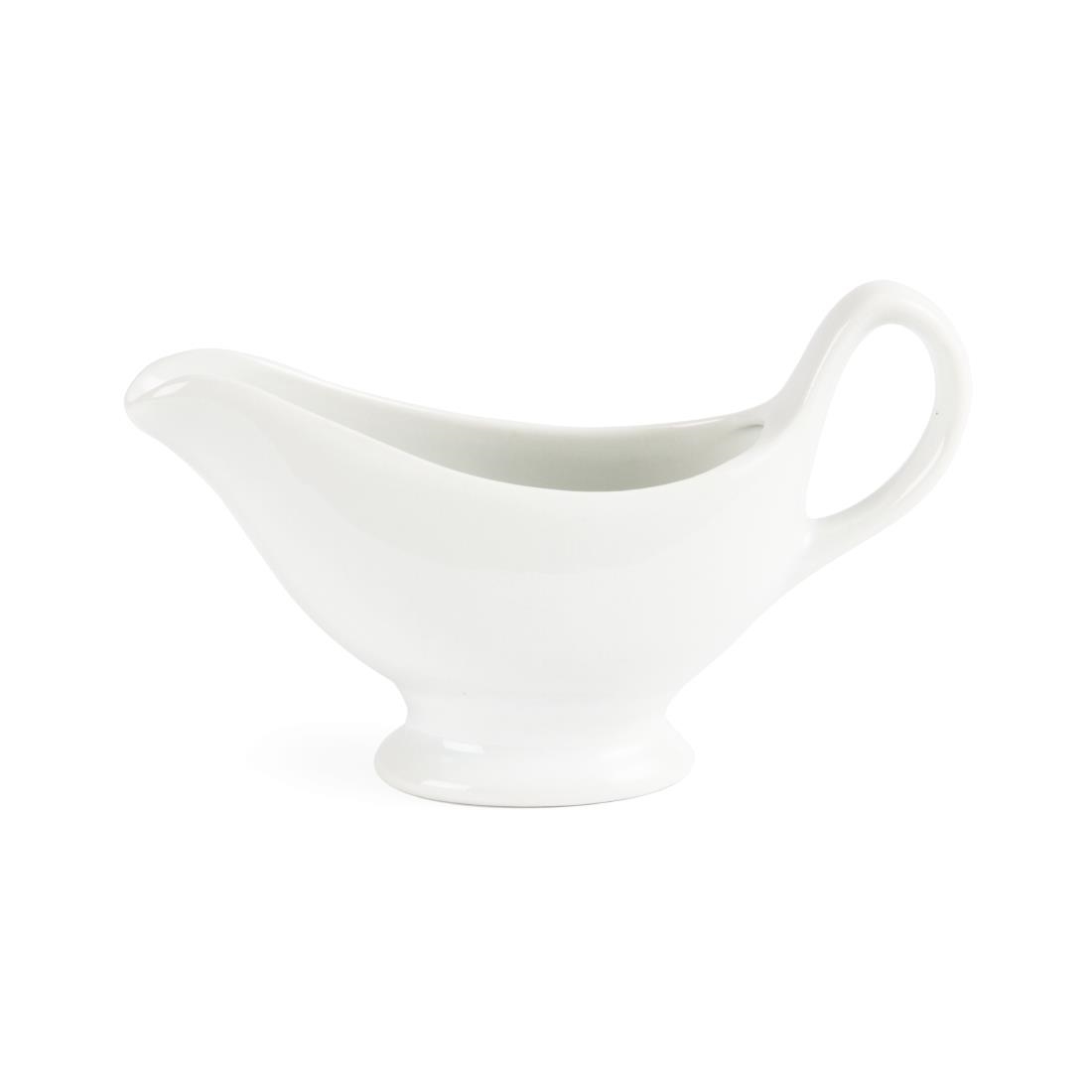 Olympia Whiteware Gravy Boat - 180ml 6 1/10fl oz (Box 6) - Image 14