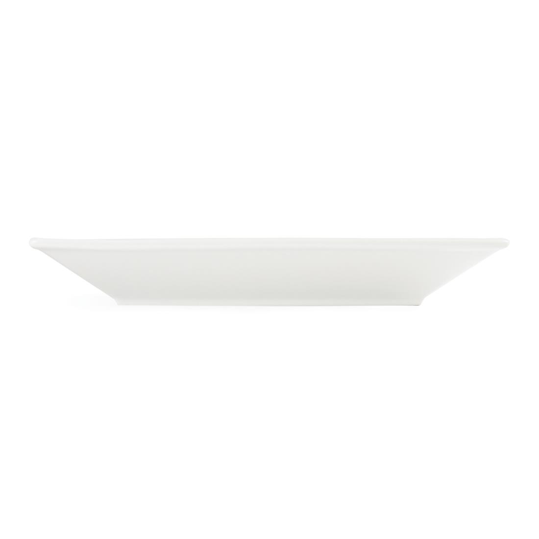 Olympia Whiteware Square Plate Wide Rim - 250mm (Box 6) - Image 5