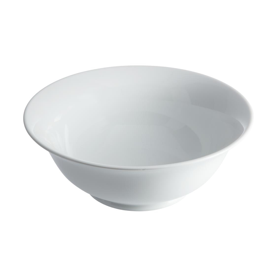 Olympia Whiteware Serving Platters Large Salad Bowl - 330mm - Image 2
