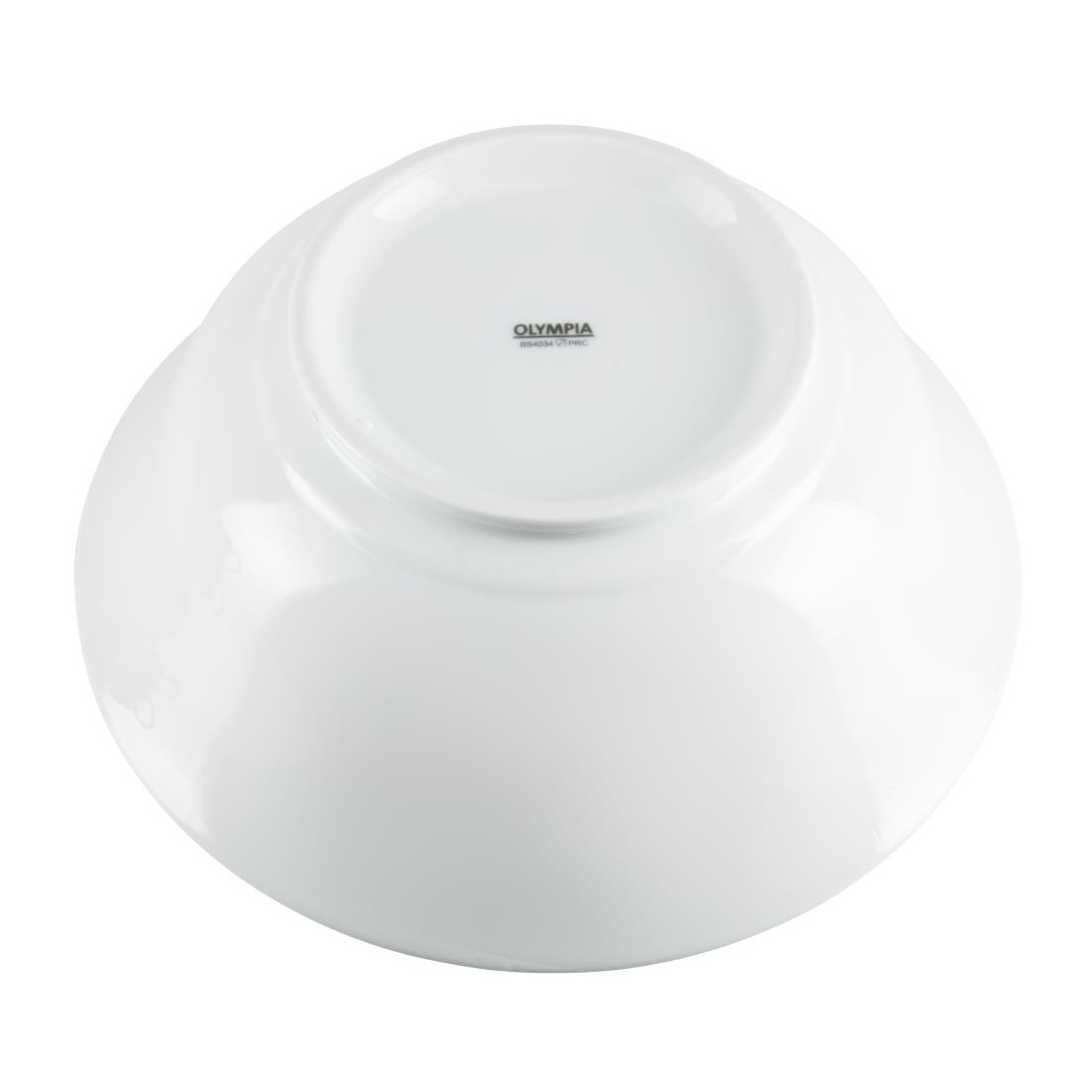 Olympia Whiteware Serving Platters Large Salad Bowl - 330mm - Image 4