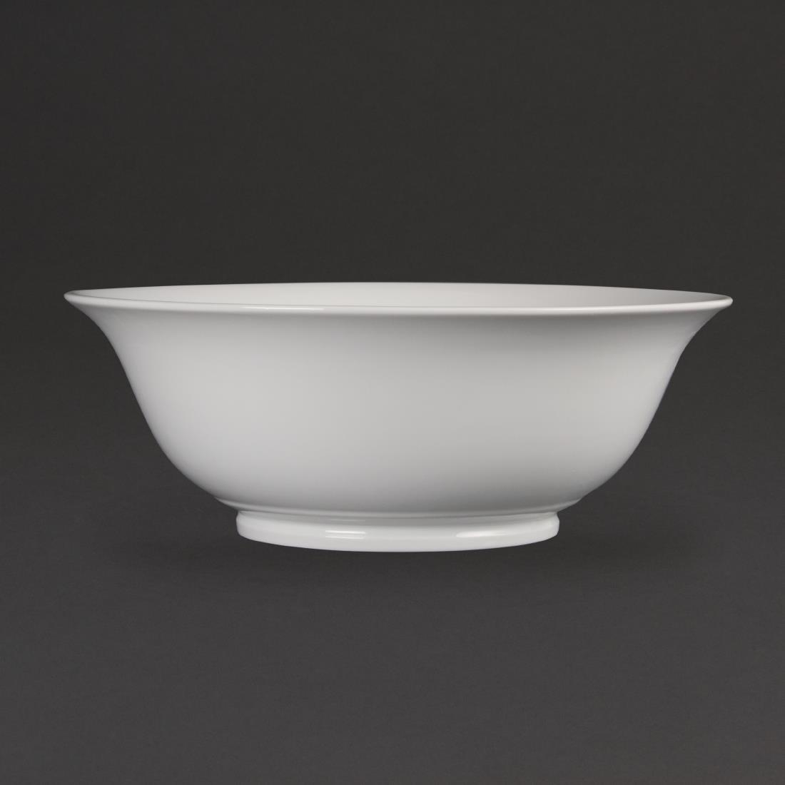 Olympia Whiteware Serving Platters Large Salad Bowl - 330mm - Image 6