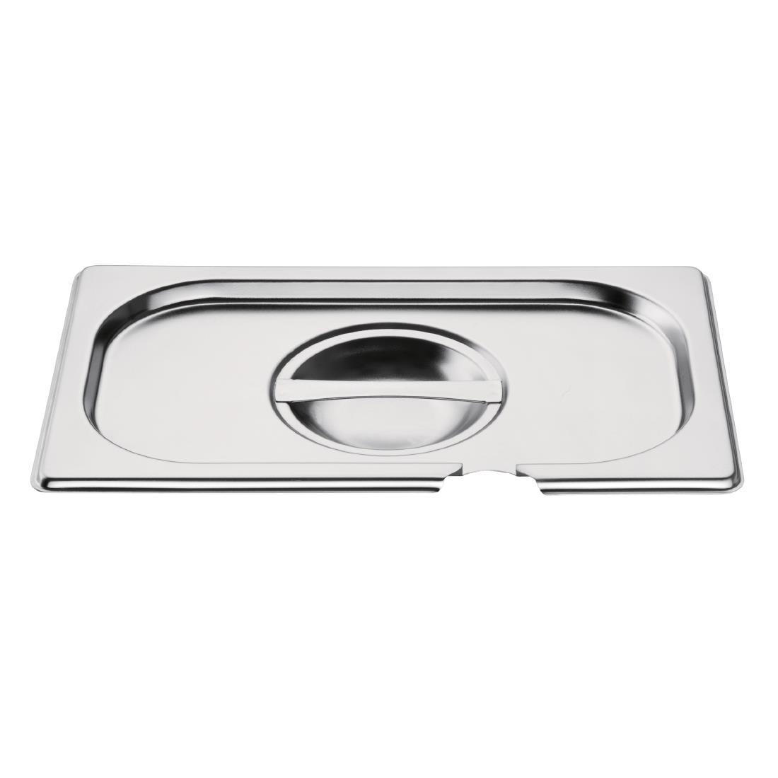 Vogue Notched Lid St/St - GN 1/4 - Image 2