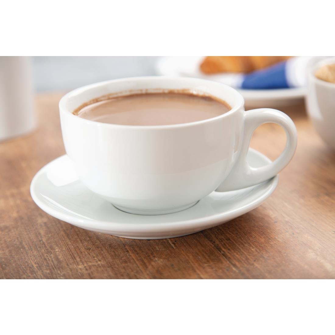 Olympia Whiteware Cappuccino Cup - 284ml 9.6fl oz (Box 12) - Image 6