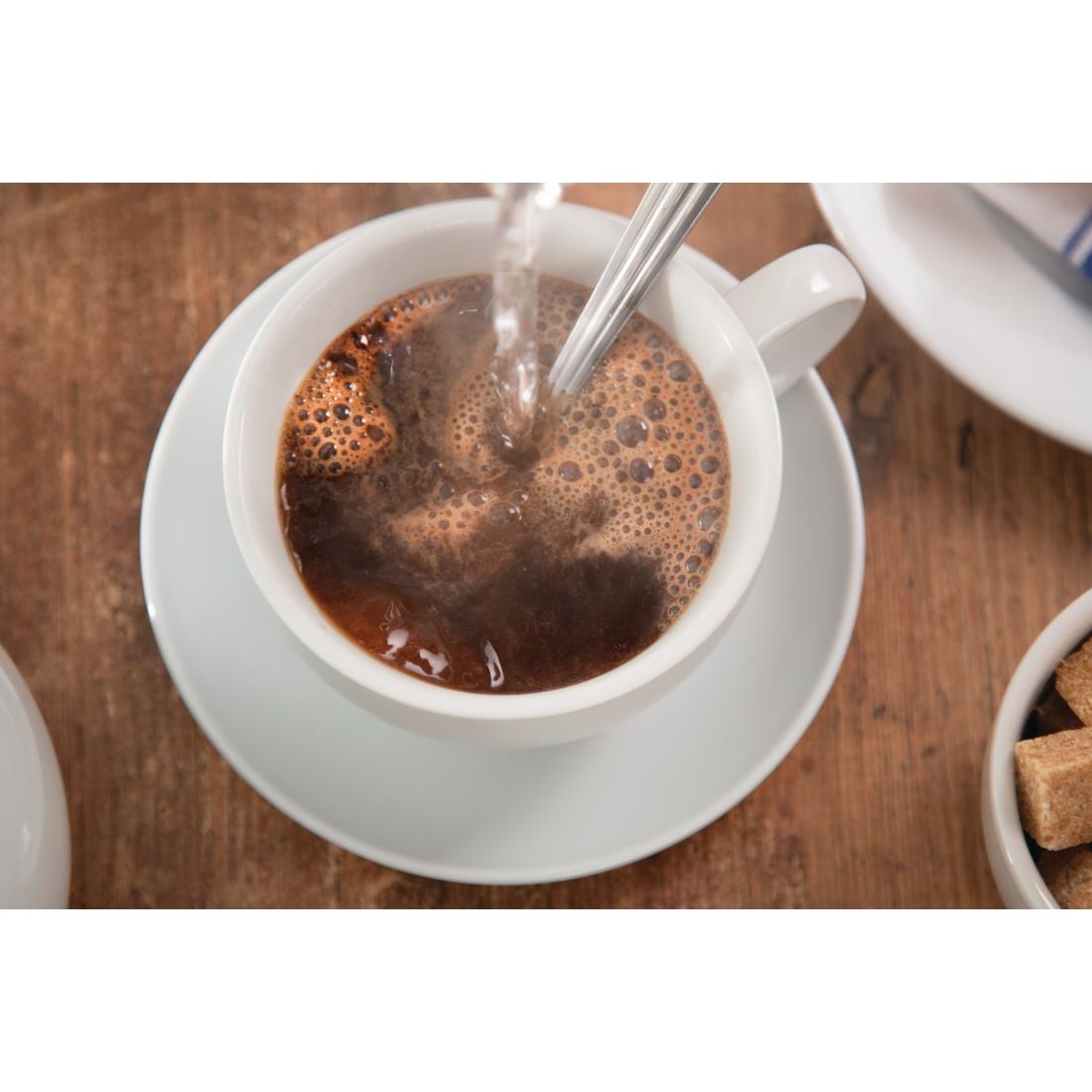 Olympia Whiteware Cappuccino Cup - 284ml 9.6fl oz (Box 12) - Image 7