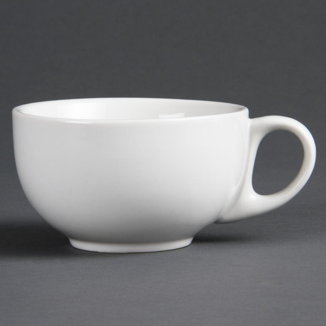 Olympia Whiteware Cappuccino Cup - 284ml 9.6fl oz (Box 12) - Image 8