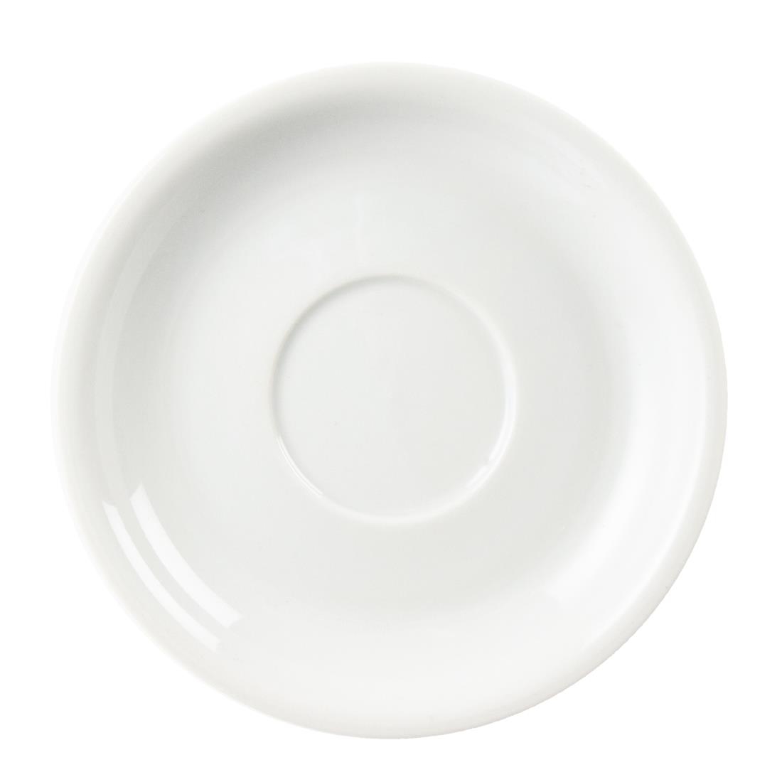 Olympia Whiteware Cappuccino Saucer (Fits CB462) - 10oz 160mm (Box 12) - Image 3