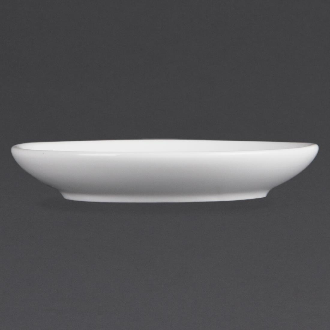 Olympia Whiteware Espresso Saucer (Fits CB464) - 90ml 3fl oz (Box 12) - Image 2