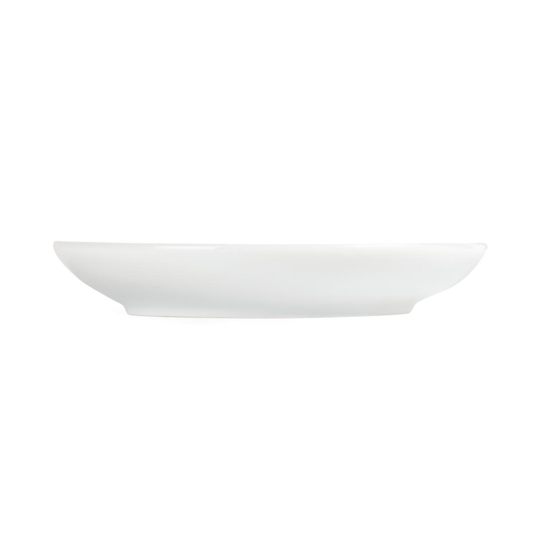 Olympia Whiteware Espresso Saucer (Fits CB464) - 90ml 3fl oz (Box 12) - Image 4