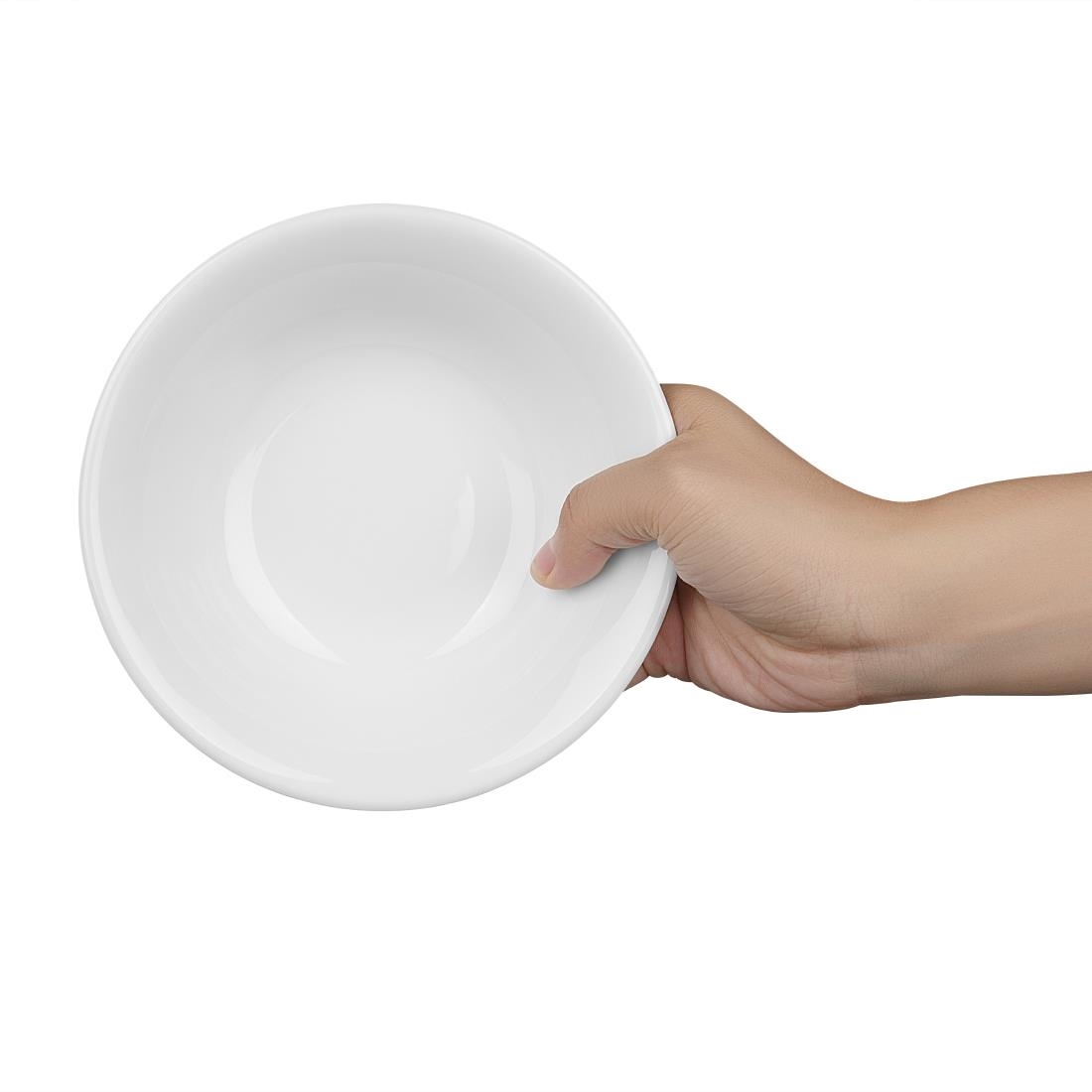 Olympia Whiteware Oatmeal Bowl - 150mm (Box 12) - Image 2
