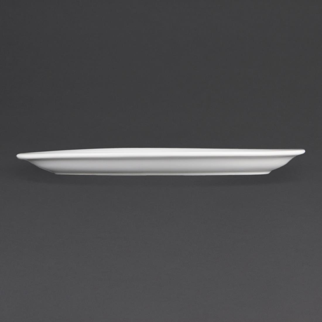 Olympia Whiteware Oval Plate/Platter - 250mm (Box 6) - Image 2