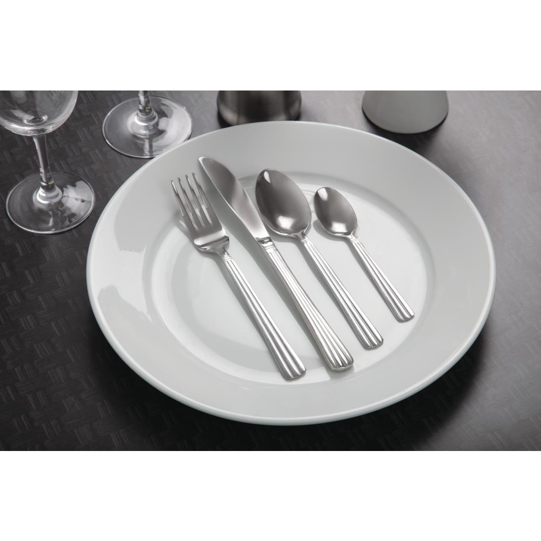Olympia Whiteware Wide Rimmed Plate - 310mm (Box 6) - Image 2