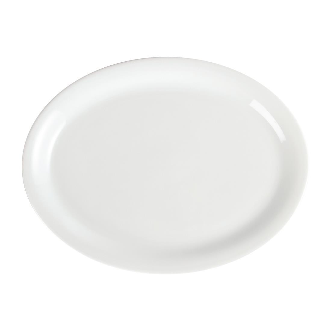 Olympia Whiteware Oval Plate/Platter - 295mm (Box 6) - Image 3