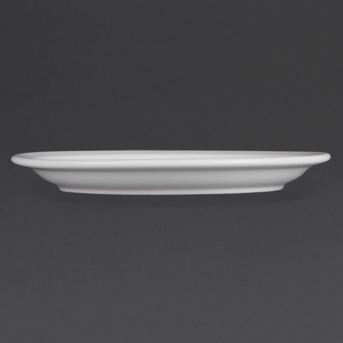 Olympia Whiteware Narrow Rimmed Plate - 230mm (Box 12) - Image 2