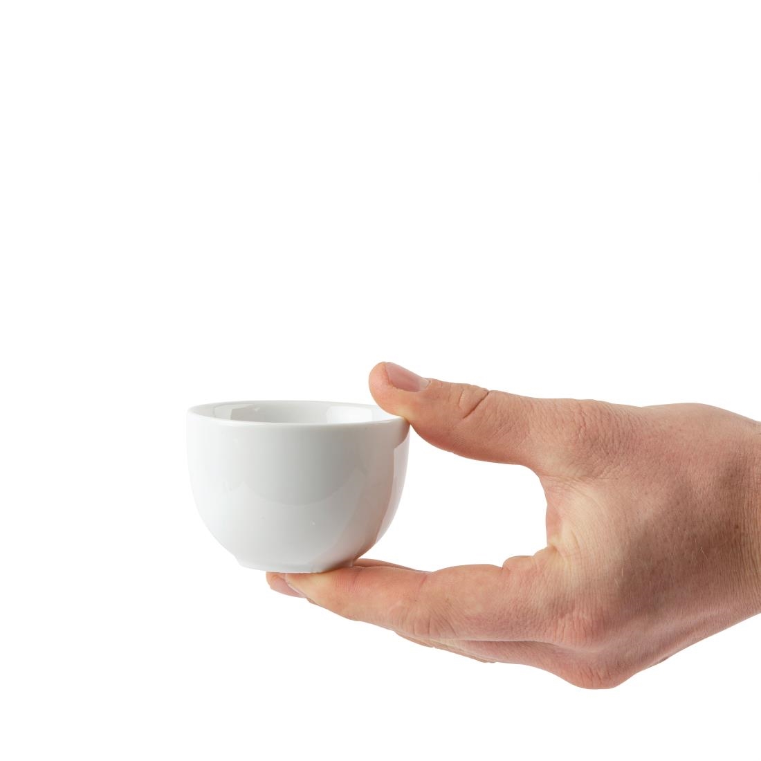 Olympia Whiteware Chinese Tea Cup - 110ml 3.71fl oz (Box 12) - Image 5