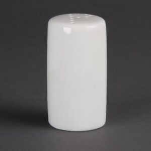 Olympia Whiteware Pepper Shaker - 80mm (Box 12)