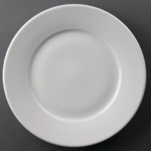 "EDLP Olympia Athena Wide Rimmed Plate - 254mm 10"" (Box 12)"