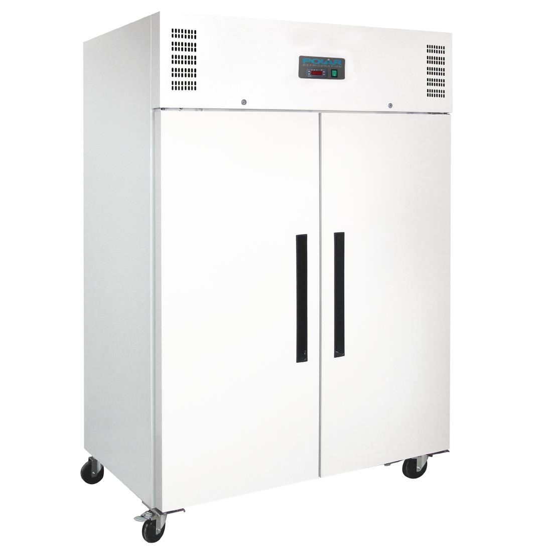 Polar G-Series Upright Double Door Fridge White - 1200Ltr