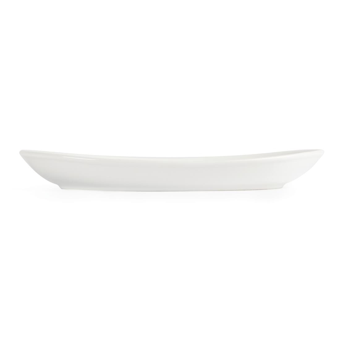 Olympia Whiteware French Deep Oval Plate White - 304mm (Box 4) - Image 3