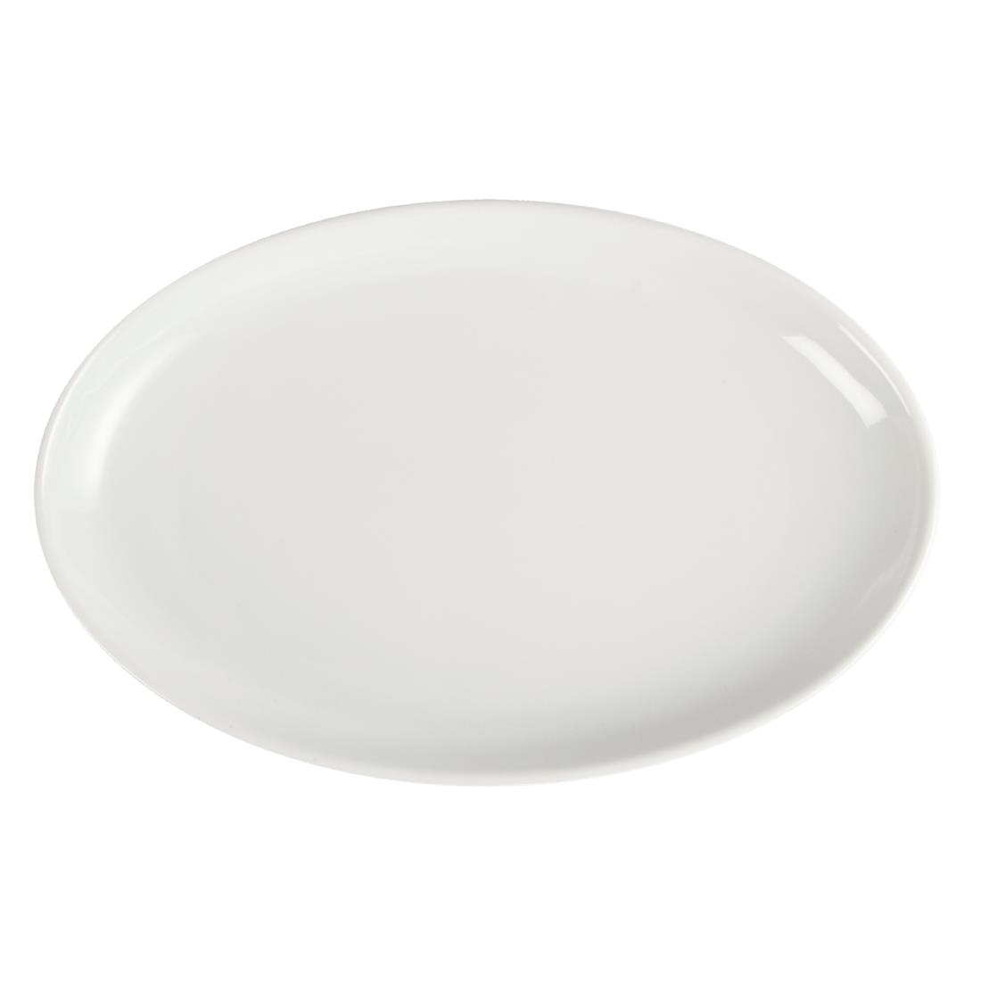 Olympia Whiteware French Deep Oval Plate White - 304mm (Box 4) - Image 4