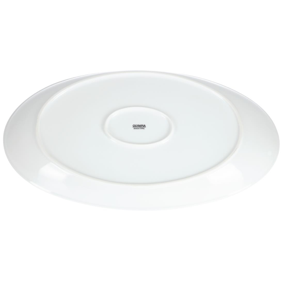 Olympia Whiteware French Deep Oval Plate White - 500mm (Box 1) - Image 4