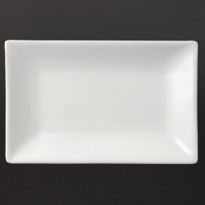 Olympia Whiteware Serving Rectangular Platter - 200x130mm (Box 6)
