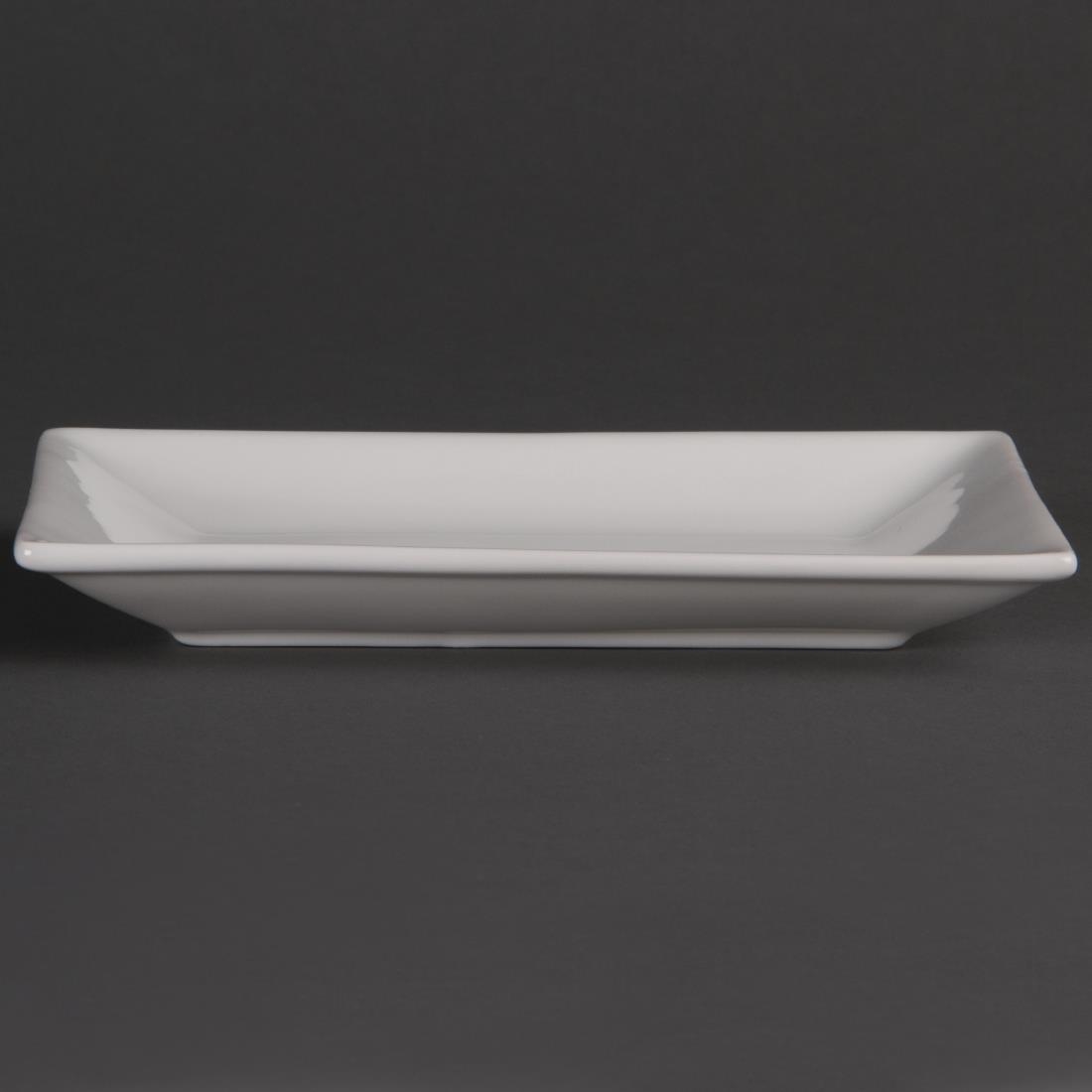 Olympia Whiteware Serving Rectangular Platter - 200x130mm (Box 6) - Image 2