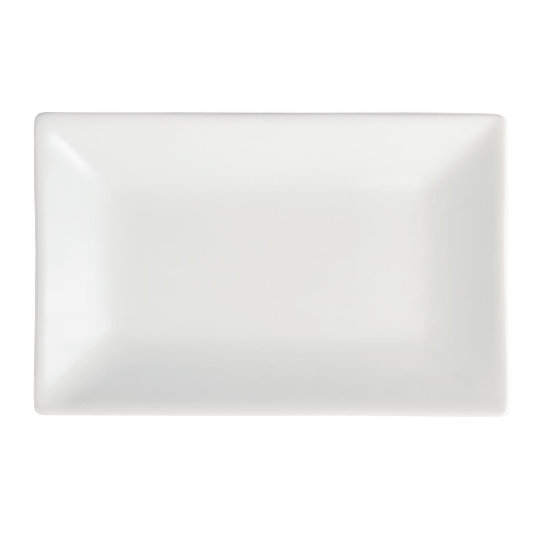 Olympia Whiteware Serving Rectangular Platter - 200x130mm (Box 6) - Image 4