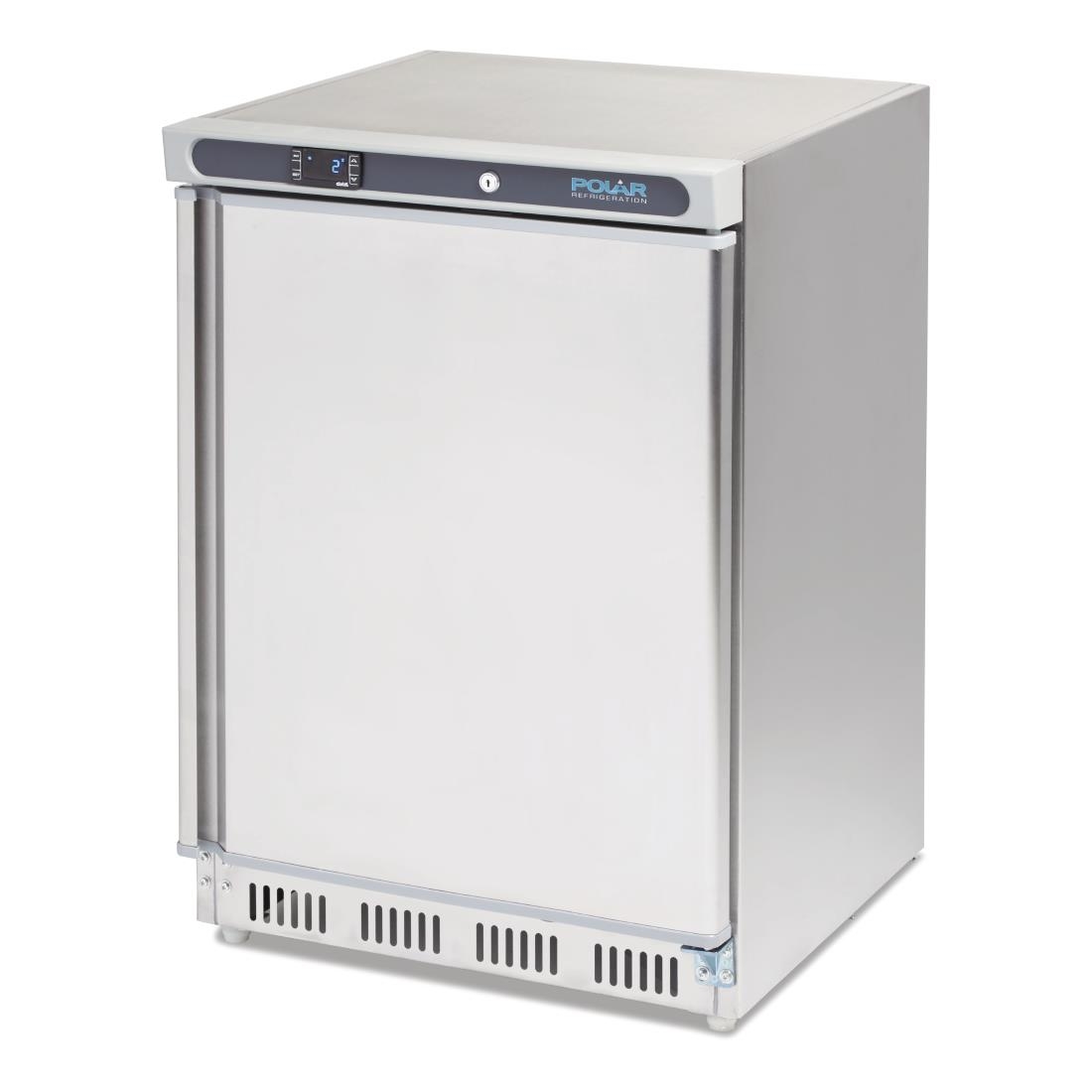 Polar C-Series Stainless Steel Under Counter Fridge - 150Ltr - Image 8