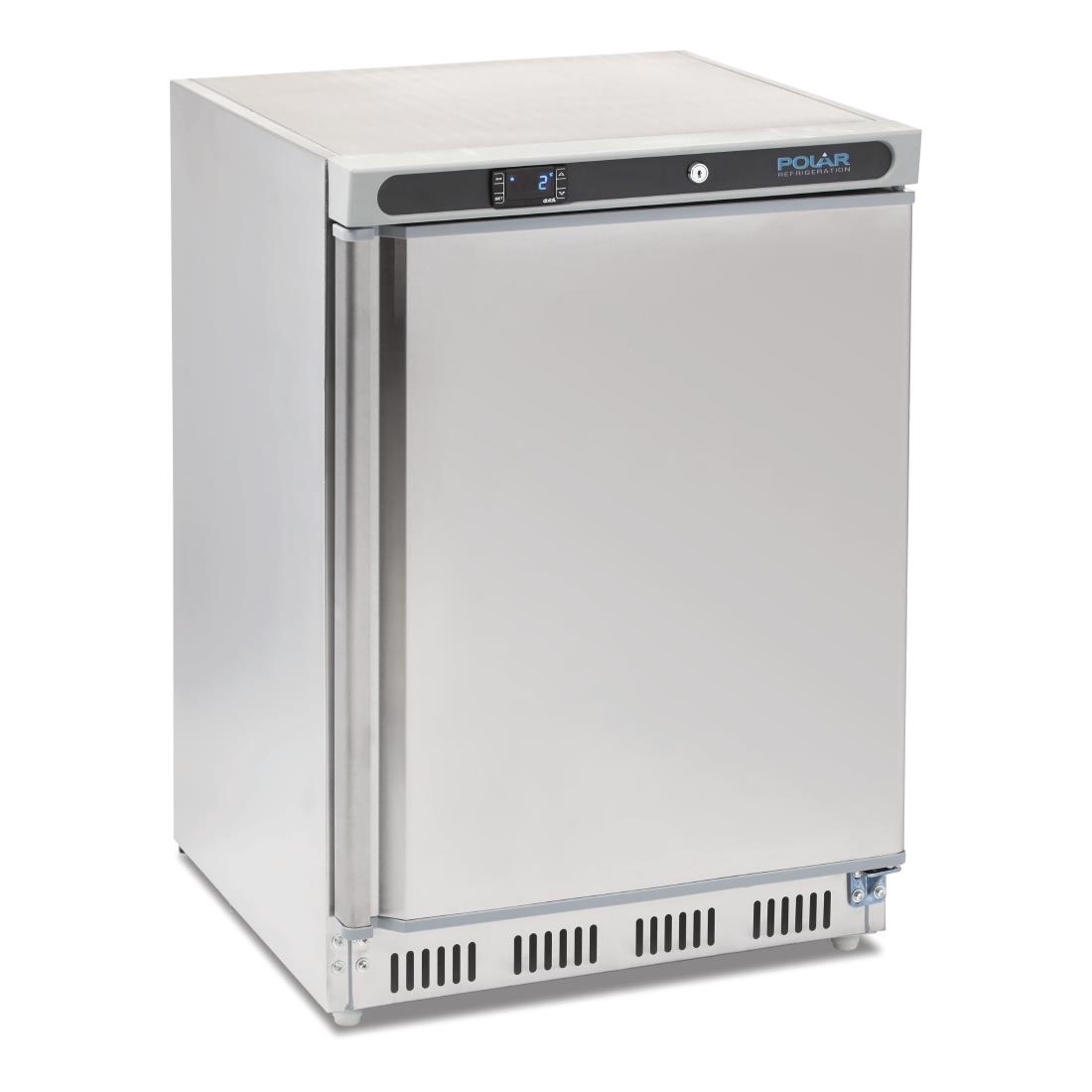 Polar C-Series Stainless Steel Under Counter Fridge - 150Ltr - Image 9