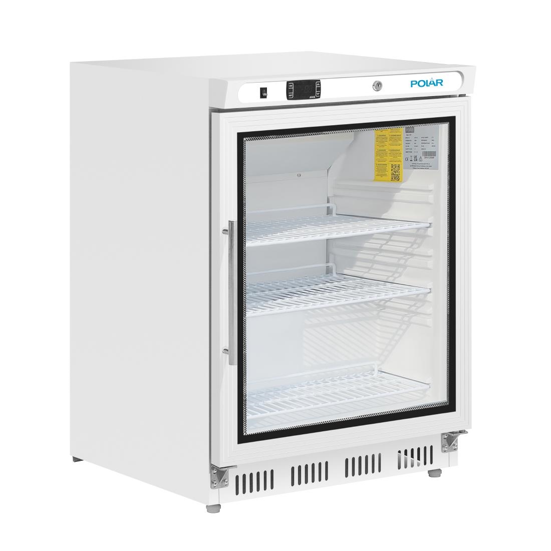 Polar C-Series Under Counter Display Fridge White - 150Ltr - Image 4