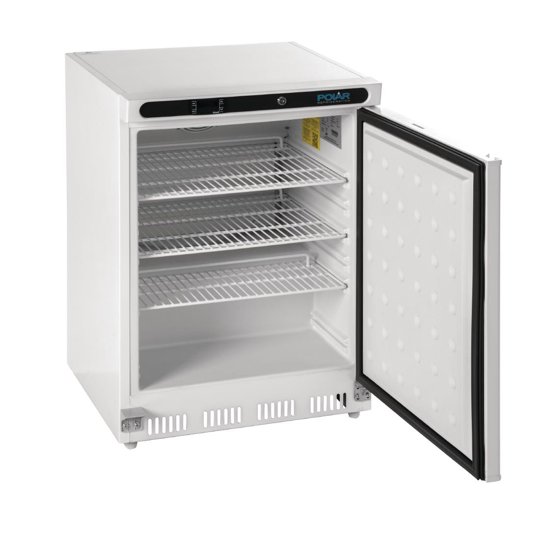 Polar C-Series Under Counter Fridge White 150Ltr - Image 7