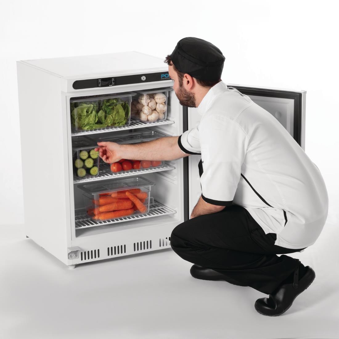Polar C-Series Under Counter Fridge White 150Ltr - Image 8