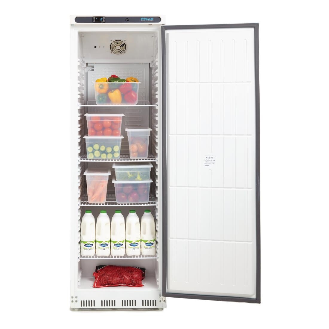 Polar C-Series Upright Fridge White - 400Ltr - Image 24