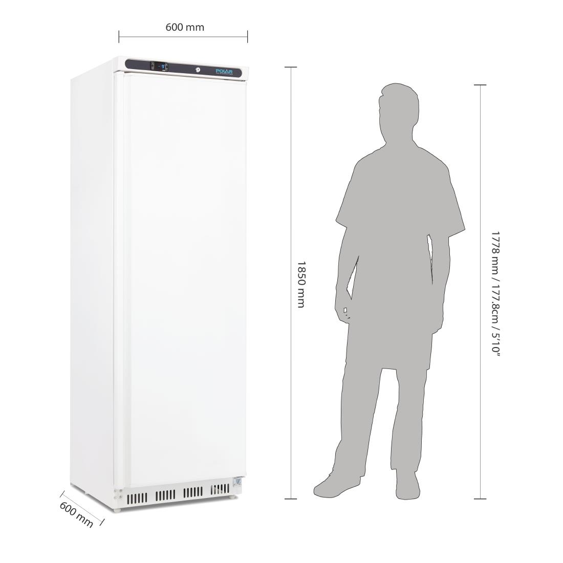 Polar C-Series Upright Freezer White - 365Ltr - Image 9