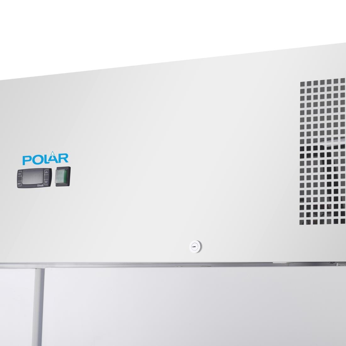 Polar G-Series Upright Double Door Freezer White - 1200Ltr